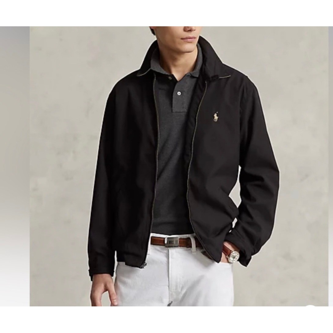 Polo Ralph Lauren Bi-Swing Jacket Collared Full Zip Black Xl